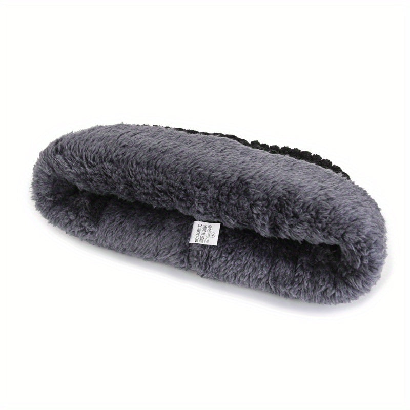 Men's Winter Fleece Hat Ear Protection Knitted Ski Cap
