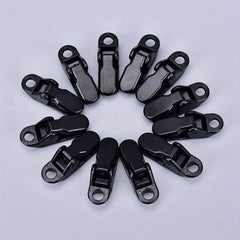 12pcs Outdoor Awning Clamps Tarp Clips Tie Down Snap Hangers Reusable Tent Clamp
