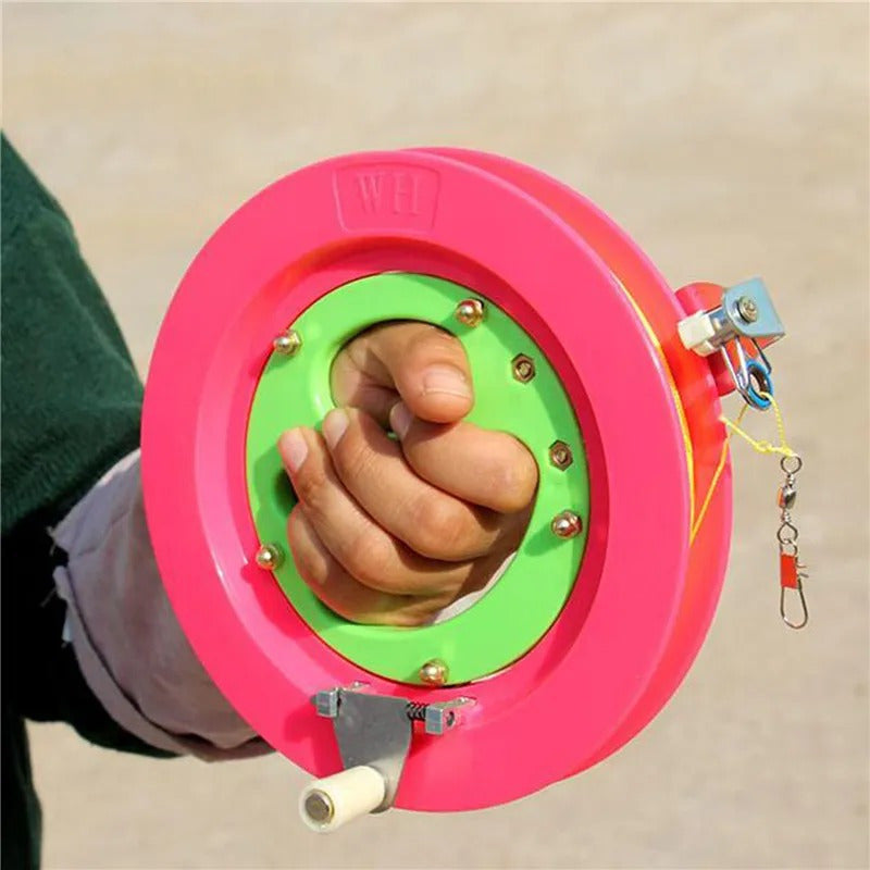 Kite Reel Winder Fire Wheel String Flying Handle Tool 200M