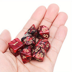 7pcs Dice Set D4 D20 Sided Dice For Board Game Home Games Party Games...