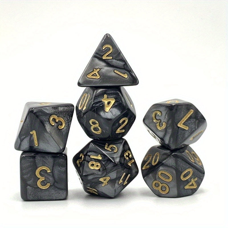 7pcs Dice Set D4 D20 Sided Dice For Board Game Home Games Party Games...