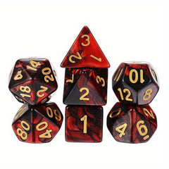 7pcs Dice Set D4 D20 Sided Dice For Board Game Home Games Party Games...