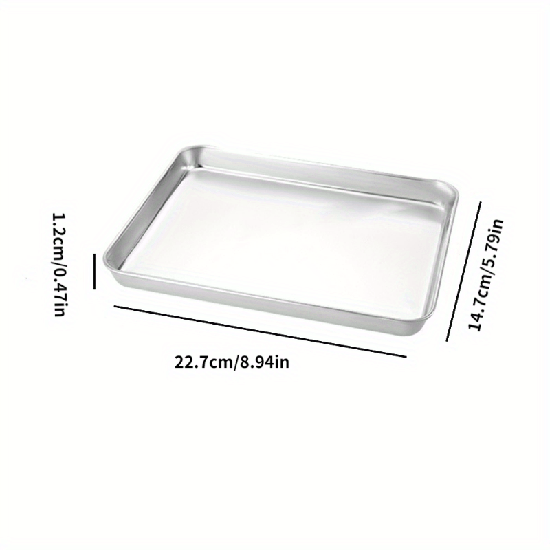 Non Stick Stainless Steel Baking Tray for Easy Cleaning