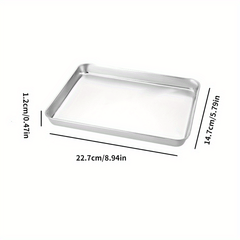 Non Stick Stainless Steel Baking Tray for Easy Cleaning