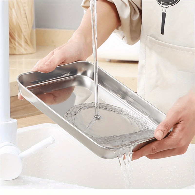 Non Stick Stainless Steel Baking Tray for Easy Cleaning