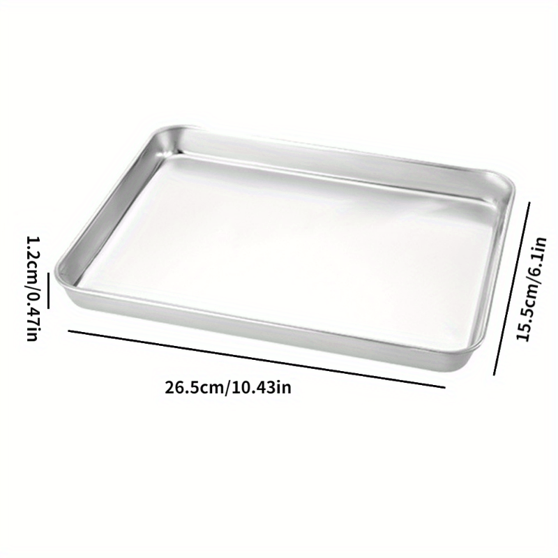 Non Stick Stainless Steel Baking Tray for Easy Cleaning