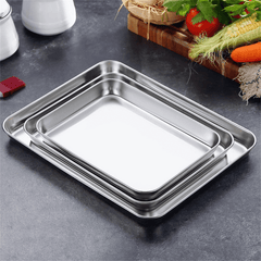 Non Stick Stainless Steel Baking Tray for Easy Cleaning