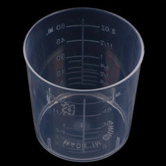10pcs Clear 60ml Graduated Measuring Cup For Accurate Measurements