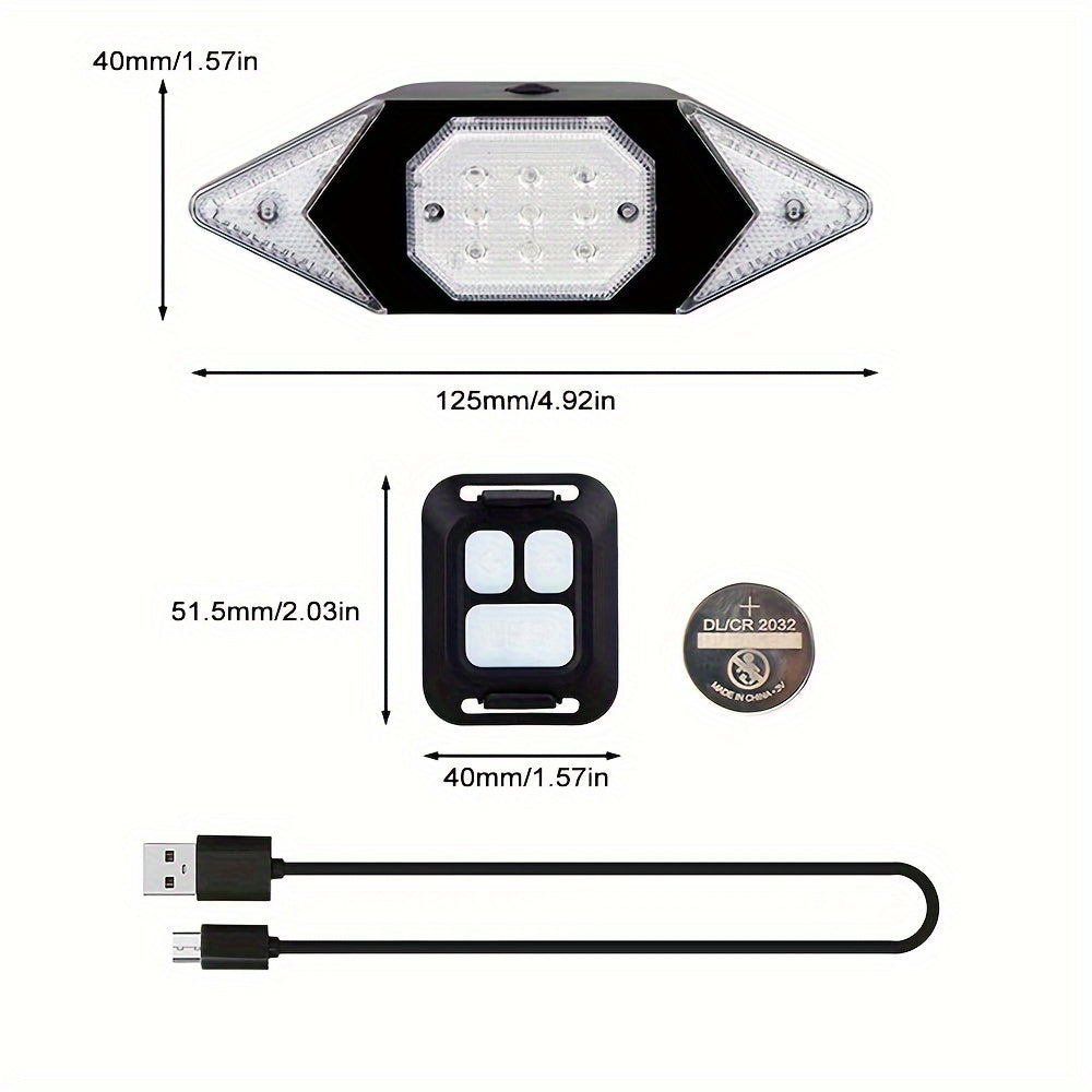 Smart Wireless Bike Turning Signals Light