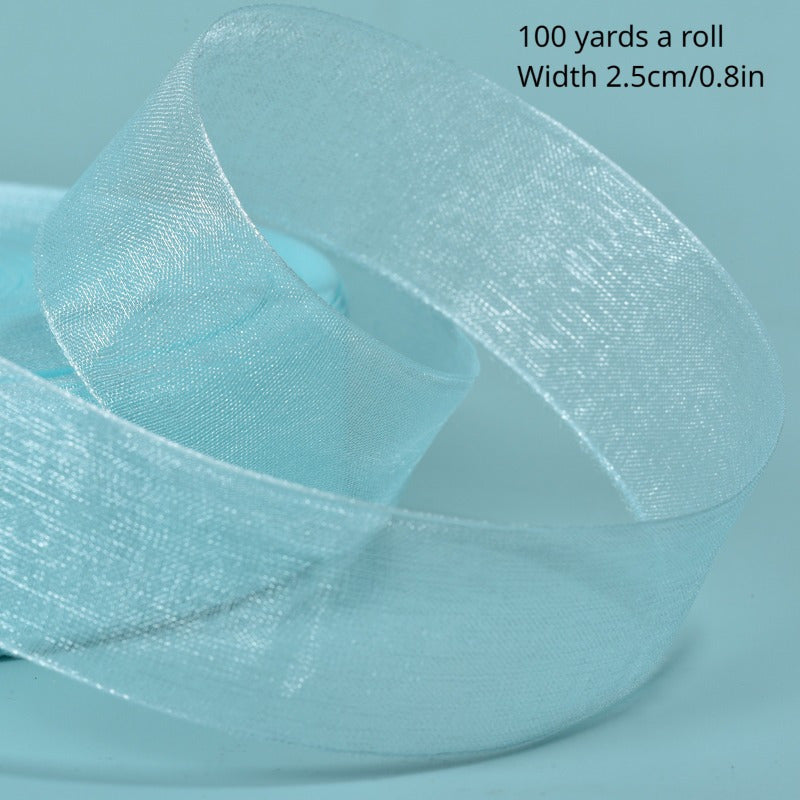 Christmas Transparent Ribbon Cake Gift Costume Ribbon