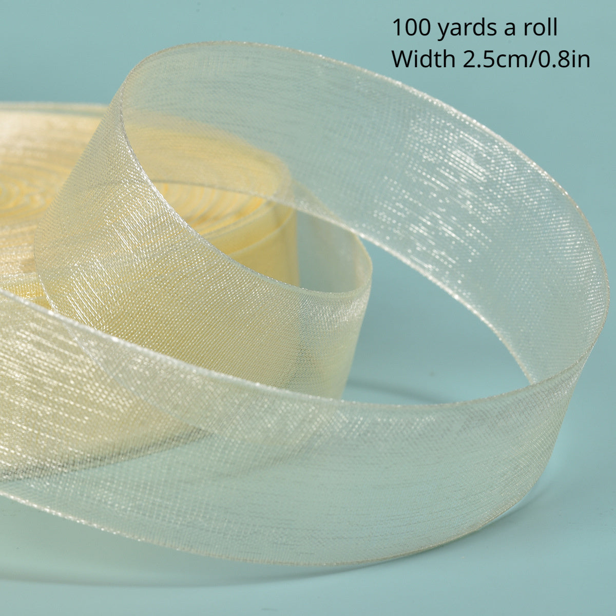 Christmas Transparent Ribbon Cake Gift Costume Ribbon