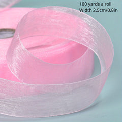 Christmas Transparent Ribbon Cake Gift Costume Ribbon