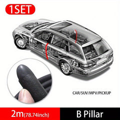 2m Car Door Edge Seal Strip Rubber Weatherstrip