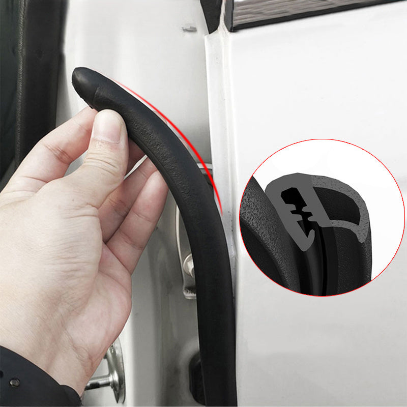 2m Car Door Edge Seal Strip Rubber Weatherstrip
