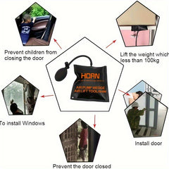 Car Airbag Adjustable Air Pump Emergency Door Repair Tool
