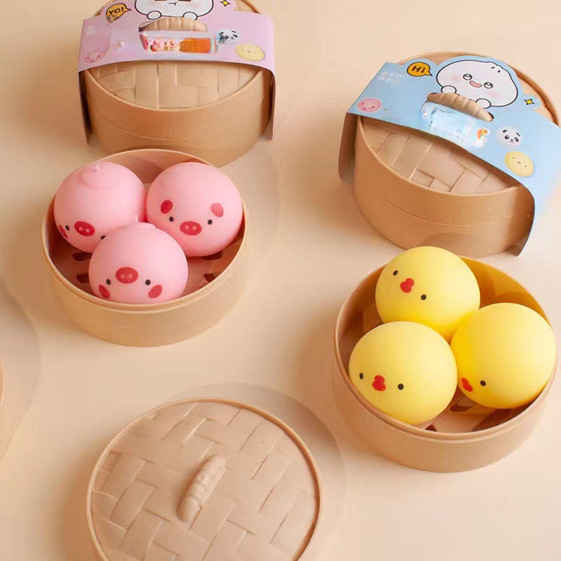 Stress Relief Squishy Toys Pig Duck Kneading Balls