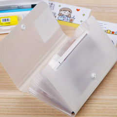 A6 Multifunctional File Storage Bag Expanding Folder 13 Grid Pocket
