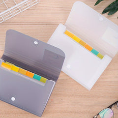 A6 Multifunctional File Storage Bag Expanding Folder 13 Grid Pocket