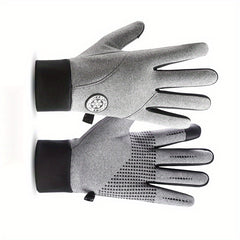 Winter Cycling Ski Gloves Fleece Lined Touch Screen Non Slip Waterproof Warm