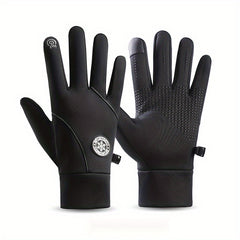 Winter Cycling Ski Gloves Fleece Lined Touch Screen Non Slip Waterproof Warm