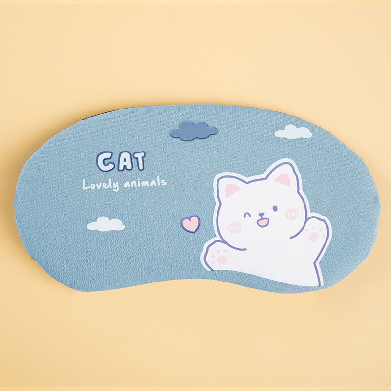Cartoon Sleep Eye Mask Blackout Soft Comfy Blindfold Travel Rest