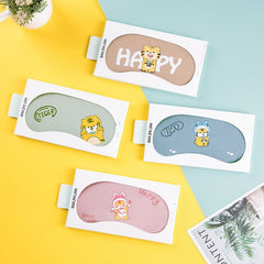 Cartoon Sleep Eye Mask Blackout Soft Comfy Blindfold Travel Rest