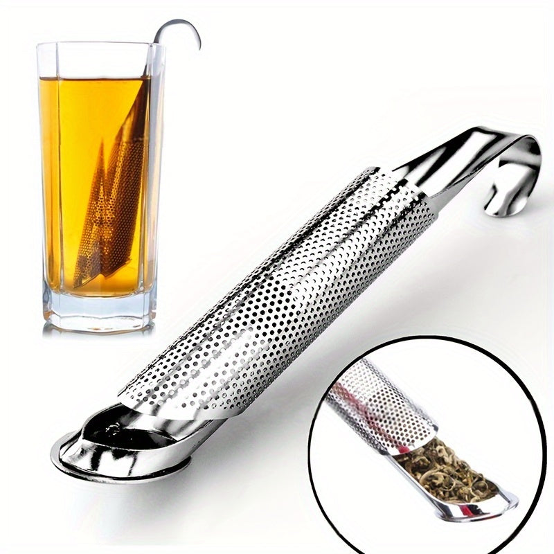 Stainless Steel Tea Strainer Wand Long Handle Infuser Diffuser For Loose Tea