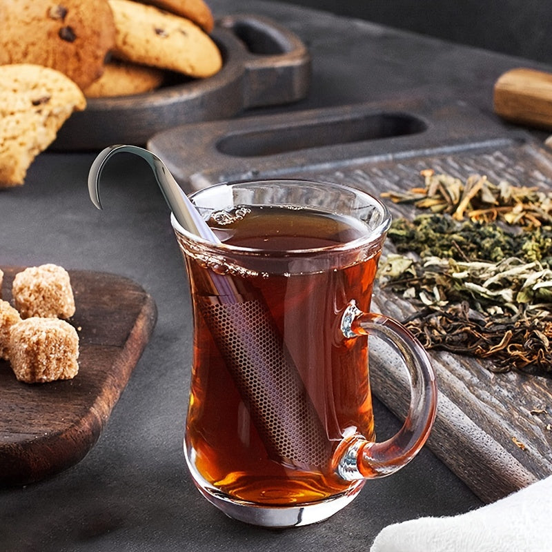 Stainless Steel Tea Strainer Wand Long Handle Infuser Diffuser For Loose Tea