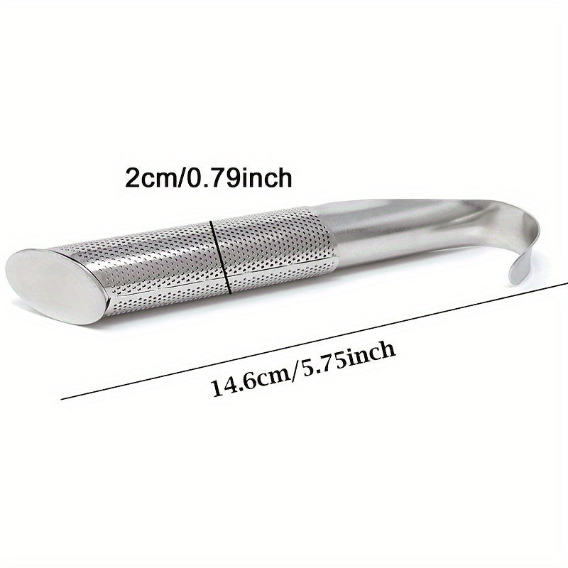 Stainless Steel Tea Strainer Wand Long Handle Infuser Diffuser For Loose Tea