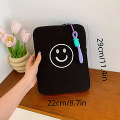Smiling Face Tablet Storage Bag - Portable Liner Bag for 27 and 35 Computer/Tabl