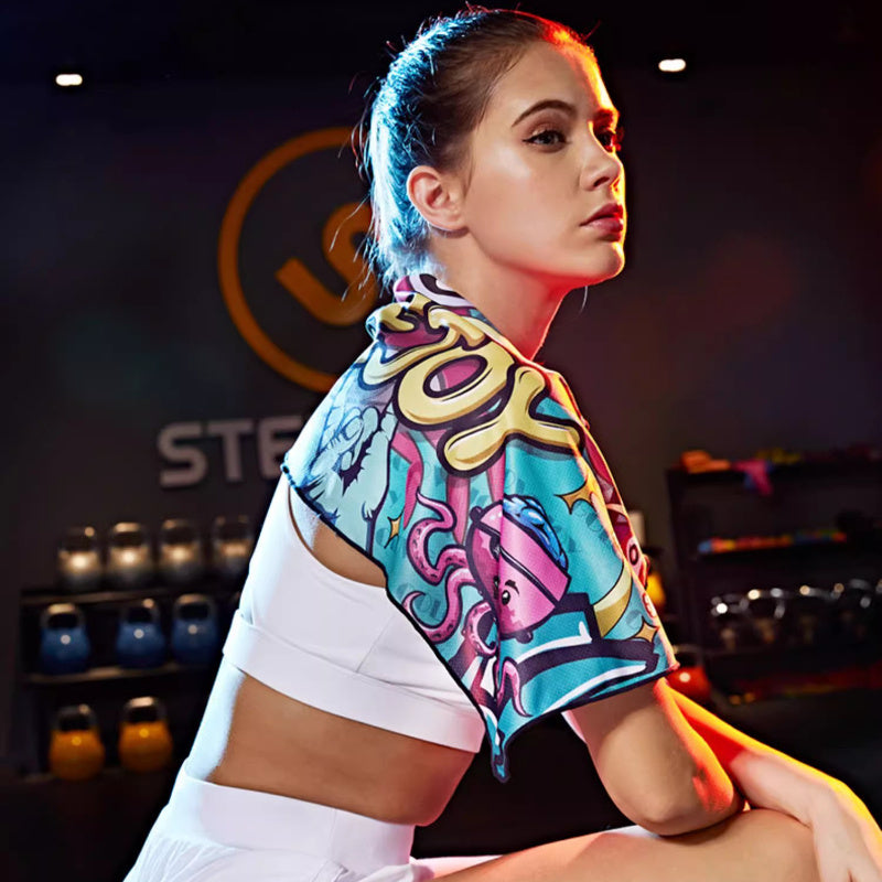 Sports Cooling Towel Quick Drying Sweat Wiping Towel