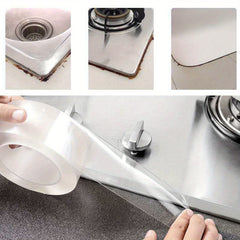 Waterproof Seam Sealing Strip Tape Transparent Caulk Tape