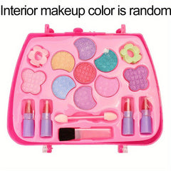Kids Princess Makeup Box Set Girls Play House Toys Safe Non-toxic