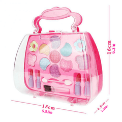 Kids Princess Makeup Box Set Girls Play House Toys Safe Non-toxic