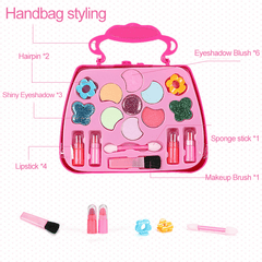 Kids Princess Makeup Box Set Girls Play House Toys Safe Non-toxic