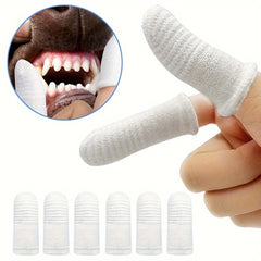 2pcs Pet Tooth Brushing Finger Set Dog Teeth Oral Cleaning Tool