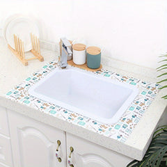 3pcs Waterproof Sink Absorbent Stickers for Bathroom and Kitchen