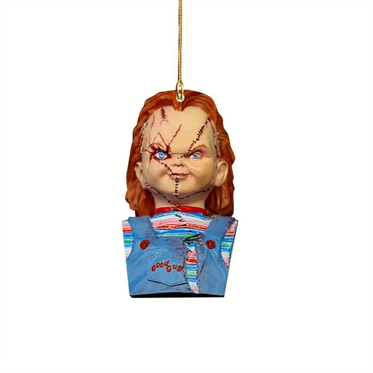 Scar Face Murder Acrylic Pendant Car Rearview Mirror Decoration
