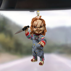 Scar Face Murder Acrylic Pendant Car Rearview Mirror Decoration