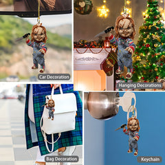 Scar Face Murder Acrylic Pendant Car Rearview Mirror Decoration