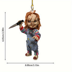 Scar Face Murder Acrylic Pendant Car Rearview Mirror Decoration