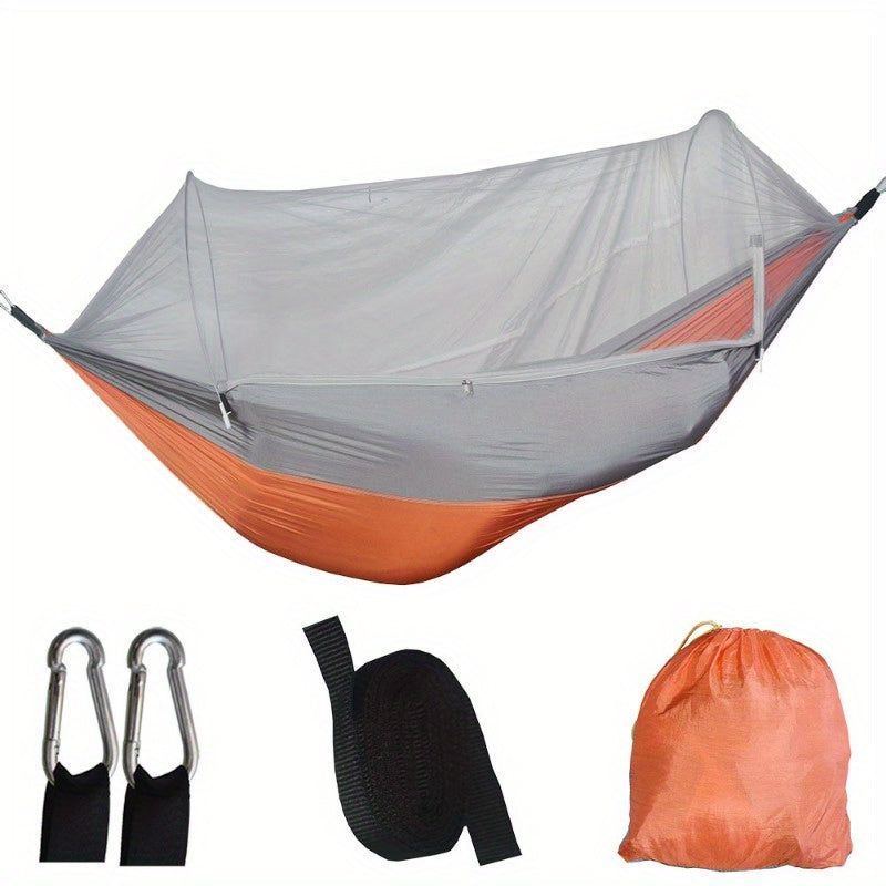 Portable Quick-Opening Mosquito Net Hammock for Camping