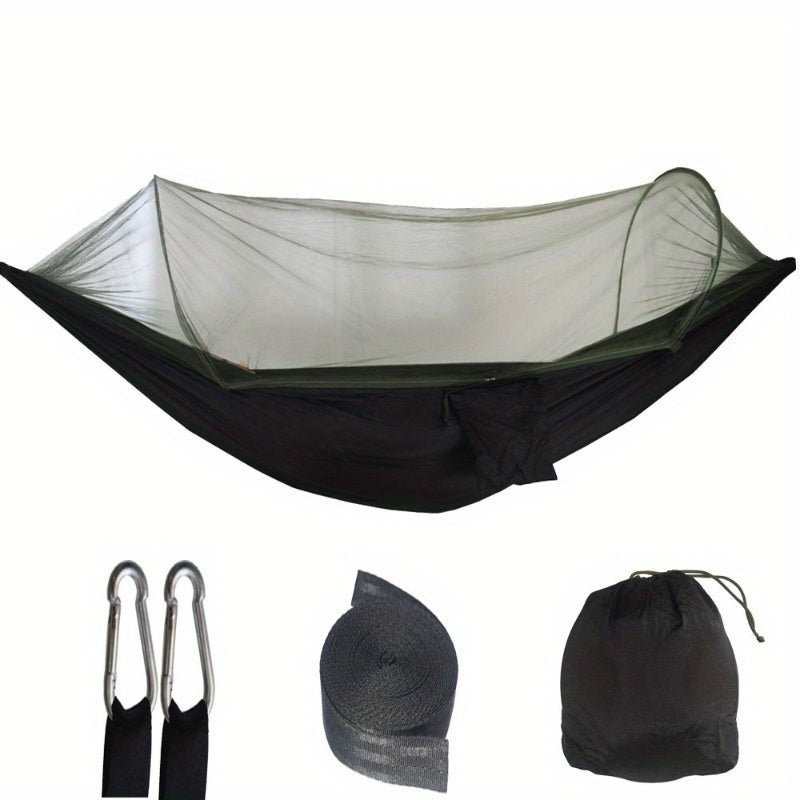 Portable Quick-Opening Mosquito Net Hammock for Camping