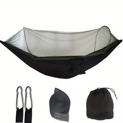 Portable Quick-Opening Mosquito Net Hammock for Camping