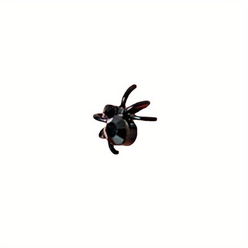 Unisex 925 Spider Alloy Earrings Punk Style for Halloween Christmas Party