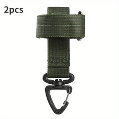 2pcs Nylon Webbing Buckle Keychain Outdoor Camping Hiking