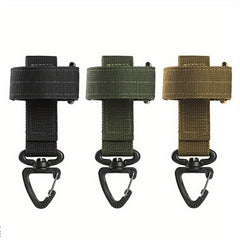 2pcs Nylon Webbing Buckle Keychain Outdoor Camping Hiking