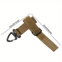 2pcs Nylon Webbing Buckle Keychain Outdoor Camping Hiking