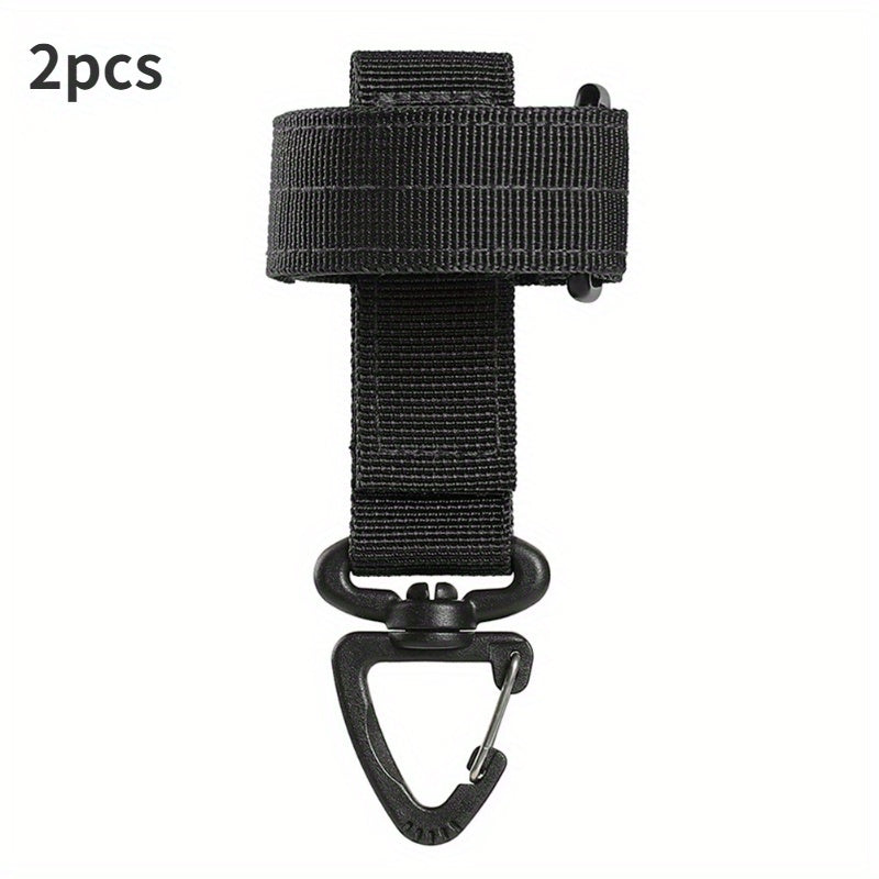 2pcs Nylon Webbing Buckle Keychain Outdoor Camping Hiking