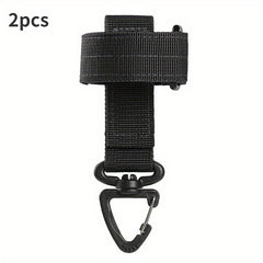 2pcs Nylon Webbing Buckle Keychain Outdoor Camping Hiking